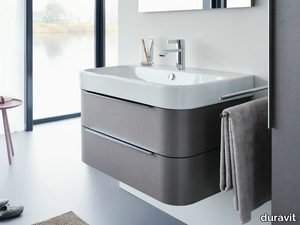 HAPPY D.2 - Wall-mounted vanity unit with drawers _ Duravit