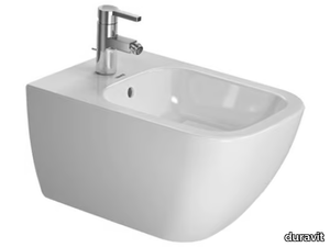 HAPPY D.2 - Wall-hung ceramic bidet _ Duravit