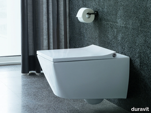 VIU - Wall-hung ceramic toilet _ Duravit