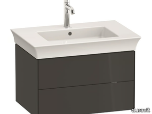 WHITE TULIP WT4341 / WT4342 - Single wall-mounted wooden vanity unit with drawers _ Duravit