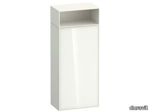 ZENCHA - Low wooden bathroom wall cabinet with doors _ Duravit