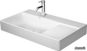 DuraSquare Washbasin, furniture washbasin asymmetric