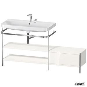 Happy D.2 Plus c-shaped Set with metal console and drawer