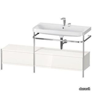 Happy D.2 Plus c-shaped Set with metal console and drawer