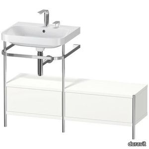 Happy D.2 Plus c-shaped Set with metal console and drawer