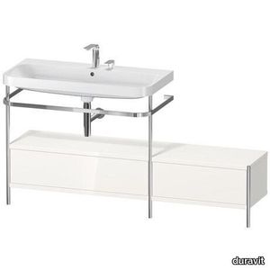 Happy D.2 Plus c-shaped Set with metal console and drawer