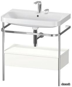 Happy D.2 Plus c-shaped Set with metal console and drawer