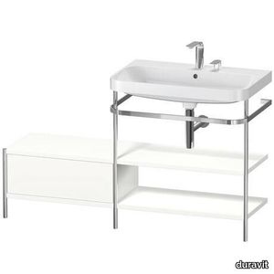 Happy D.2 Plus c-shaped Set with metal console and drawer