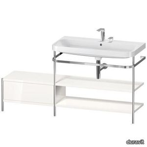 Happy D.2 Plus c-shaped Set with metal console and drawer