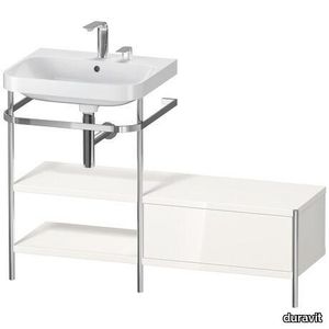 Happy D.2 Plus c-shaped Set with metal console and drawer