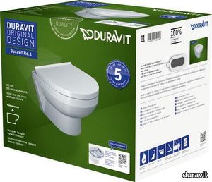 Duravit No.1 Toilet set wall-mounted