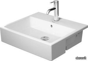 Vero Air Semi-recessed washbasin