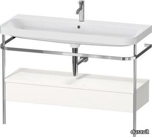 Happy D.2 Plus c-shaped Set with metal console and drawer