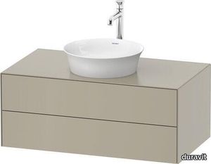 White Tulip Console vanity unit wall-mounted