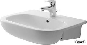 D-Code Semi-recessed washbasin