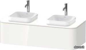 Happy D.2 Plus Console vanity unit wall-mounted