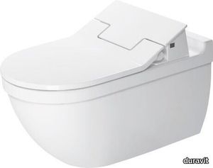 Starck 3 Toilet wall-mounted for shower toilet seat