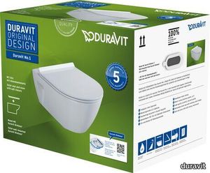 Duravit No.1 Toilet set wall-mounted