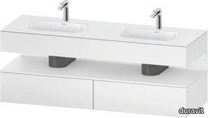 Qatego Built-in basin with console vanity unit