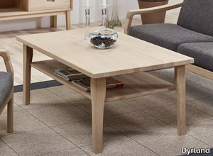 4254 - Rectangular wooden coffee table _ Dyrlund