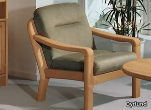 1230 - Upholstered easy chair with armrests _ Dyrlund