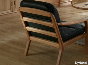 1250 - Upholstered easy chair with armrests _ Dyrlund