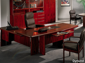 COMMODORE - Rosewood executive desk _ Dyrlund