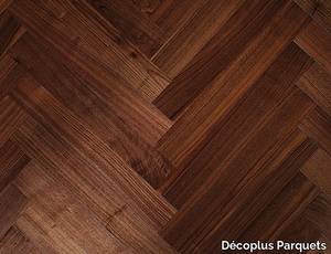 BÂTON ROMPU NOYER - Solid wood parquet _ Décoplus Parquets