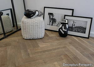 BÂTON ROMPUS ECOLOGIQUE HUILÉ BLANCHI - Solid wood parquet _ Décoplus Parquets