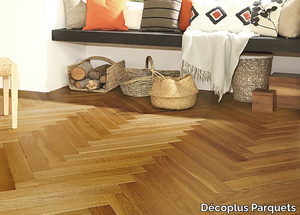 BÂTON ROMPUS CARAMELLO - Solid wood parquet _ Décoplus Parquets