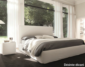 BLO 118 - Fabric double bed with upholstered headboard _ Désirée divani