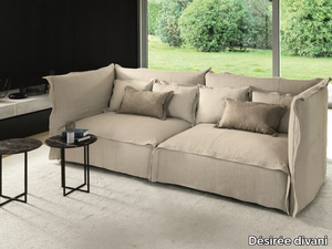 BRITT - Fabric sofa with removable cover _ Désirée divani