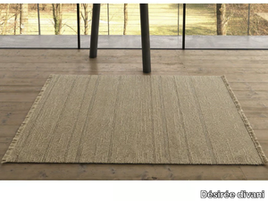 HANEDA - Solid-color rectangular wool rug _ Désirée divani