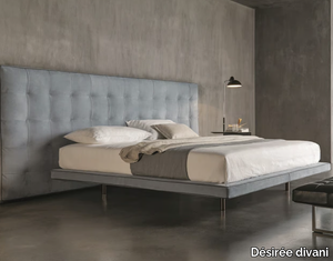 LUDWIG - Fabric double bed with tufted headboard _ Désirée divani