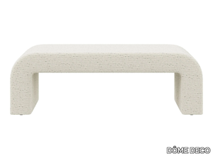 CALUM - Upholstered fabric bench _ DÔME DECO