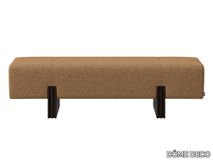 LANDON - Upholstered fabric bench _ DÔME DECO