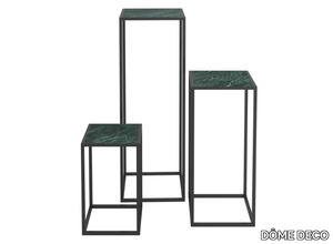 LECCE - Porcelain stoneware and metal pedestal _ DÔME DECO