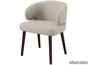 PENTA - Fabric chair with armrests _ DÔME DECO