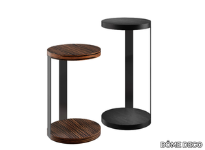 GENOA - Round wooden side table _ DÔME DECO