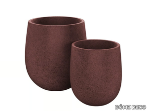 CEDAR PLANTER SET - Round ceramic vase _ DÔME DECO