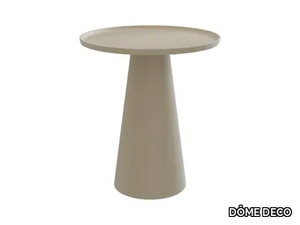 LYON - Round aluminium high side table _ DÔME DECO