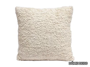 SCILLA - Square solid-color cotton cushion _ DÔME DECO