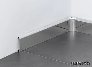 NOVORODAPIE ST. STEEL ACOUSTIC ISOLATION - Stainless steel skirting board _ EMAC Italia