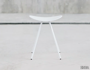 COMA 4L - Low trestle-based polypropylene stool _ ENEA