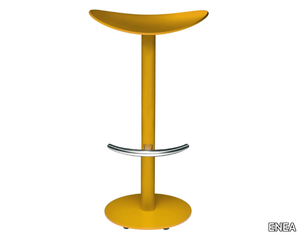 COMA - Steel and polypropylene high stool with footrest _ ENEA