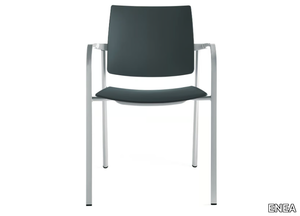 BIO - Stackable polypropylene chair with armrests _ ENEA