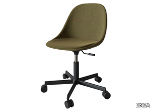 MATE OFFICE - Swivel chair with castors with 5-spoke base _ ENEA