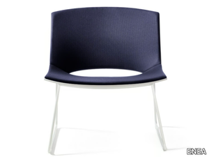 OH! - Sled base upholstered easy chair _ ENEA