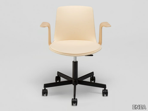 LOTTUS - Office chair with armrests with 5-Spoke base _ ENEA