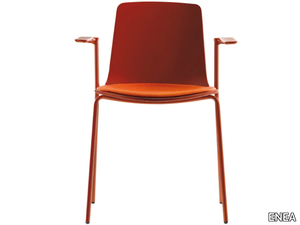 LOTTUS - Polypropylene chair with armrests _ ENEA